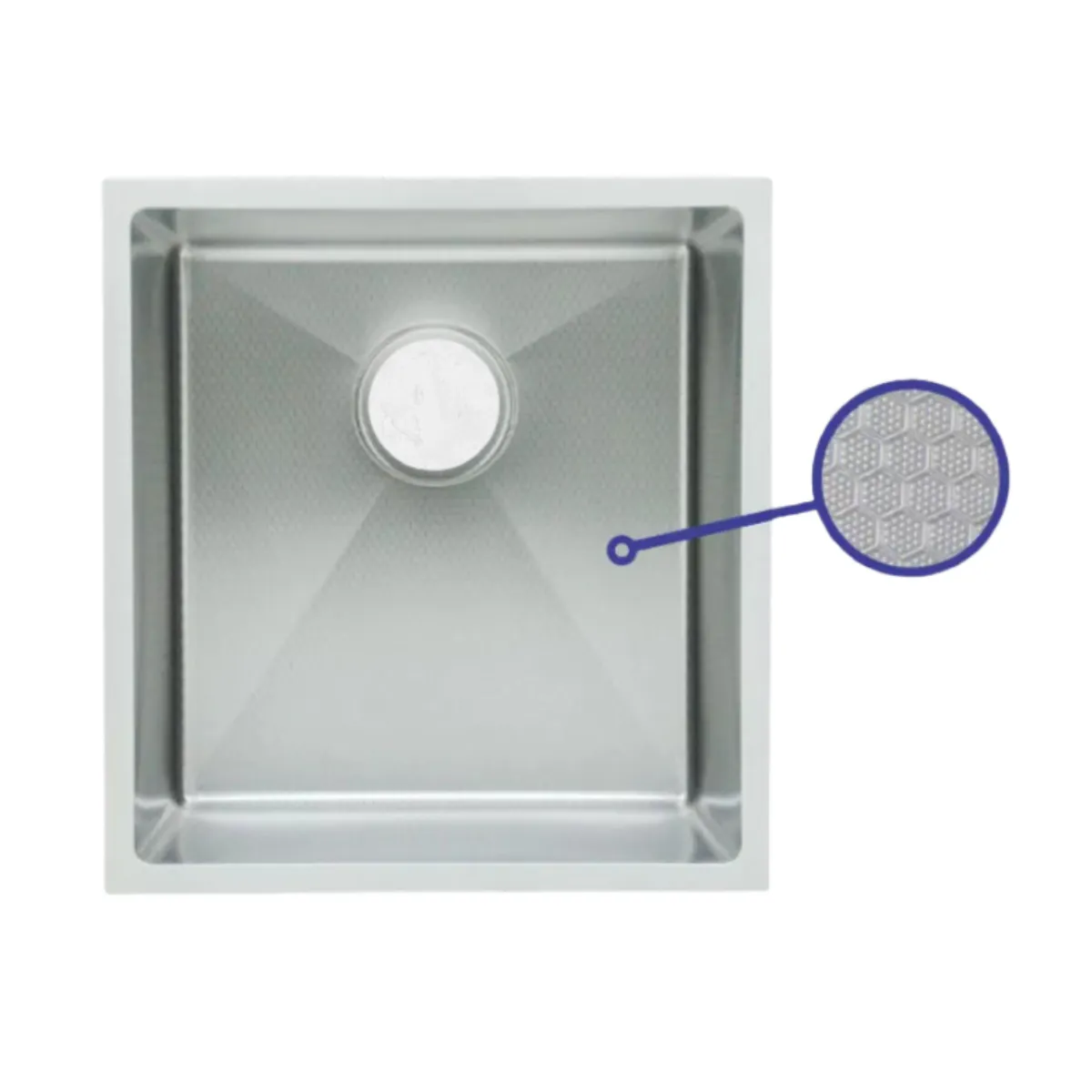 Fidelis FSD-22622HC Honeycomb Stainless Steel Sink